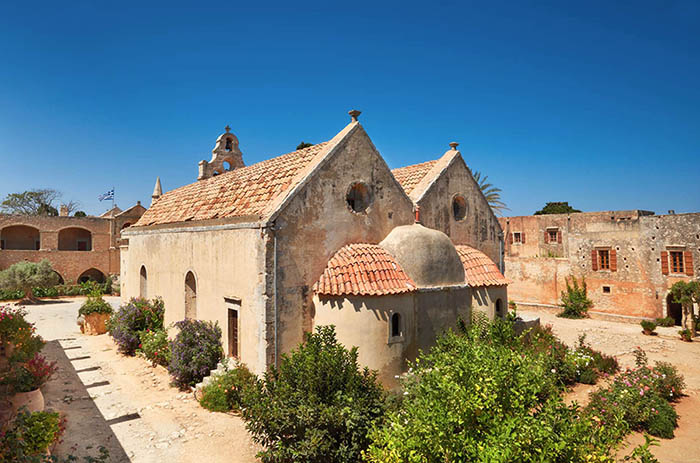 Monastère d'Arkadi à Réthymnon en Crète