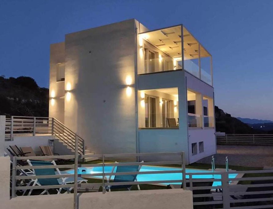Luxueuses villas écologiques à Paradisos Rethymno Crète