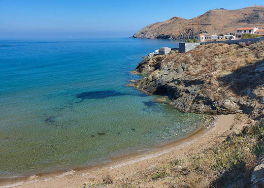 Panormos beach in Rethymno Crete