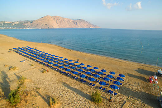 Peristeras beach in Rethymno Crete