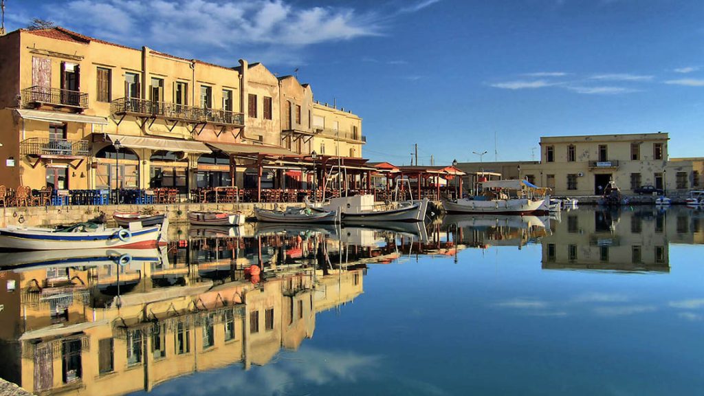 Старый центр города Ретимно - порт Ретимно на Крите