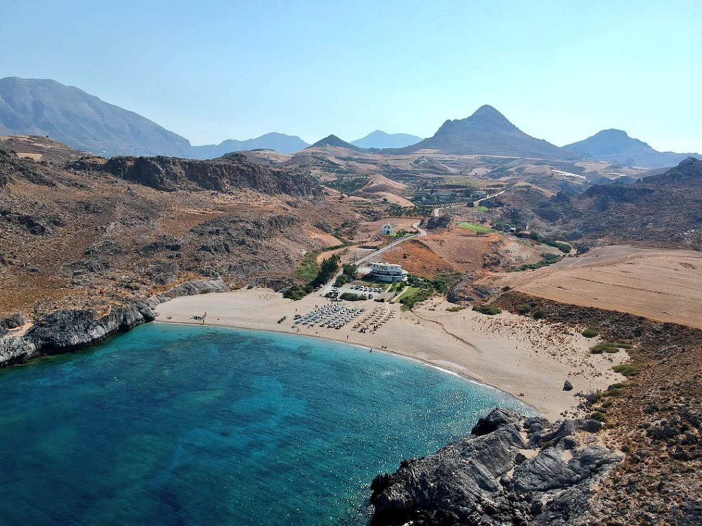 Skinaria beach near Plakias in south Rethymno Crete