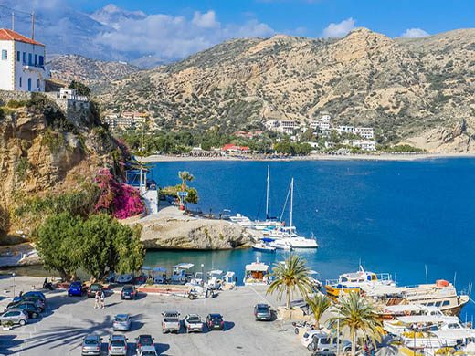Agia Galini Strand in Rethymno, Kreta
