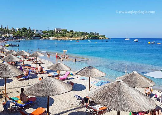 Strand von Agia Pelagia in Heraklion, Kreta