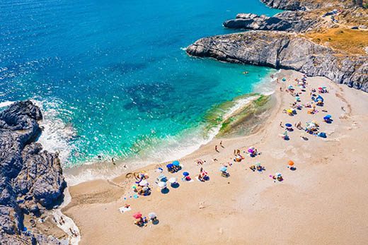 Ammoudi Strand in der Nähe von Plakias Kreta