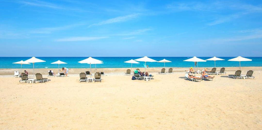 Altstadtstrand von Rethymno auf Kreta, Griechenland